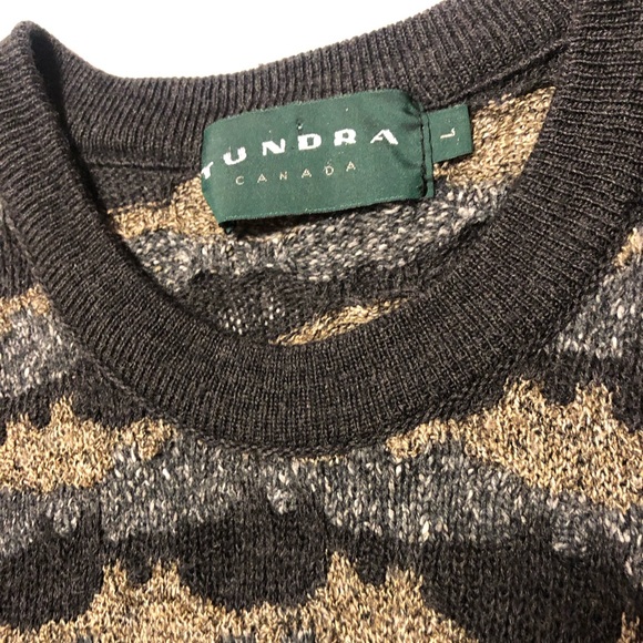 Tundra Canada - Coogi style boxy knit sweater - Picture 7 of 7